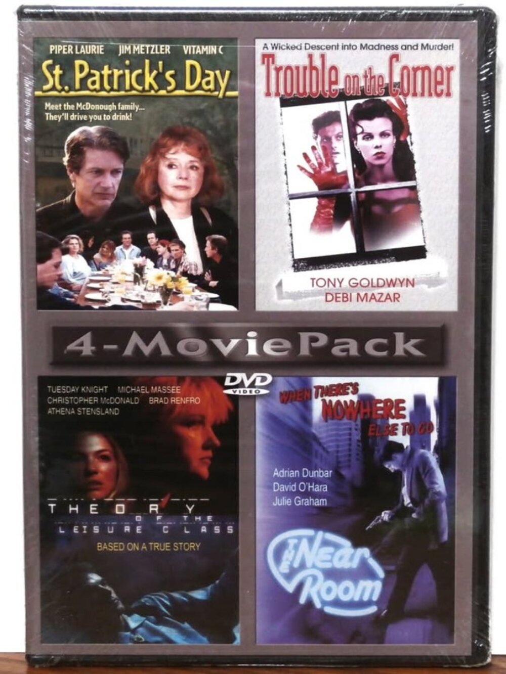 4-Movie Pack DVD ~ St. Patrick's Day, Trouble on the Corner, Theory of the